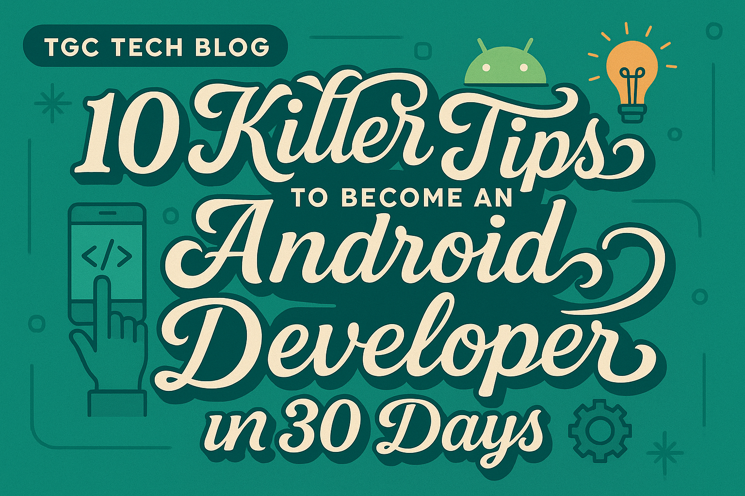 10 Killer Tips to Become an Android Developer in 30 days